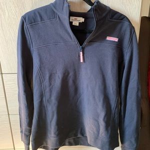 Vineyard Vines 3/4 Blue Zip Up